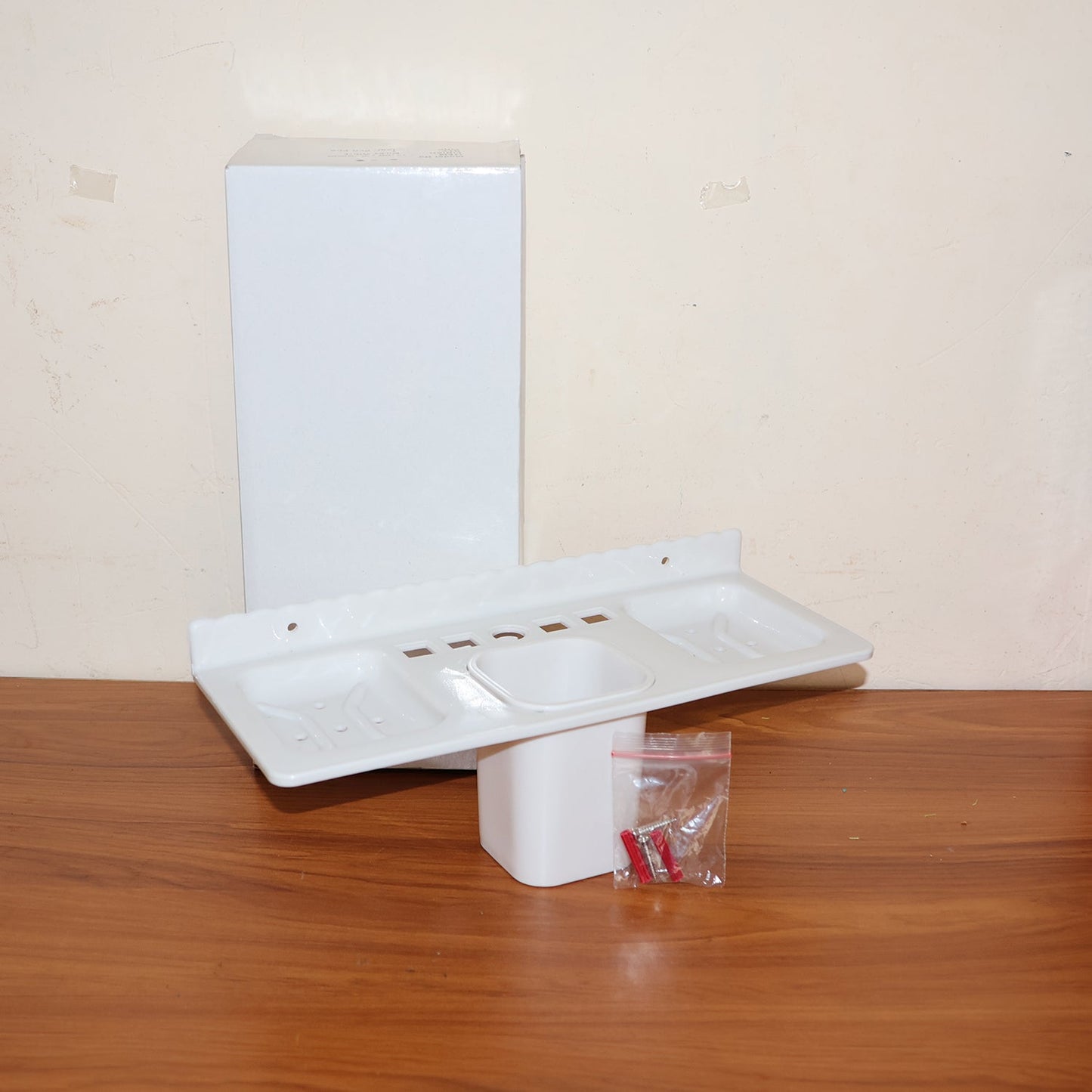 4 in 1 Wall-Mounted Bathroom Organizer - (1 Pc) signaturekarts