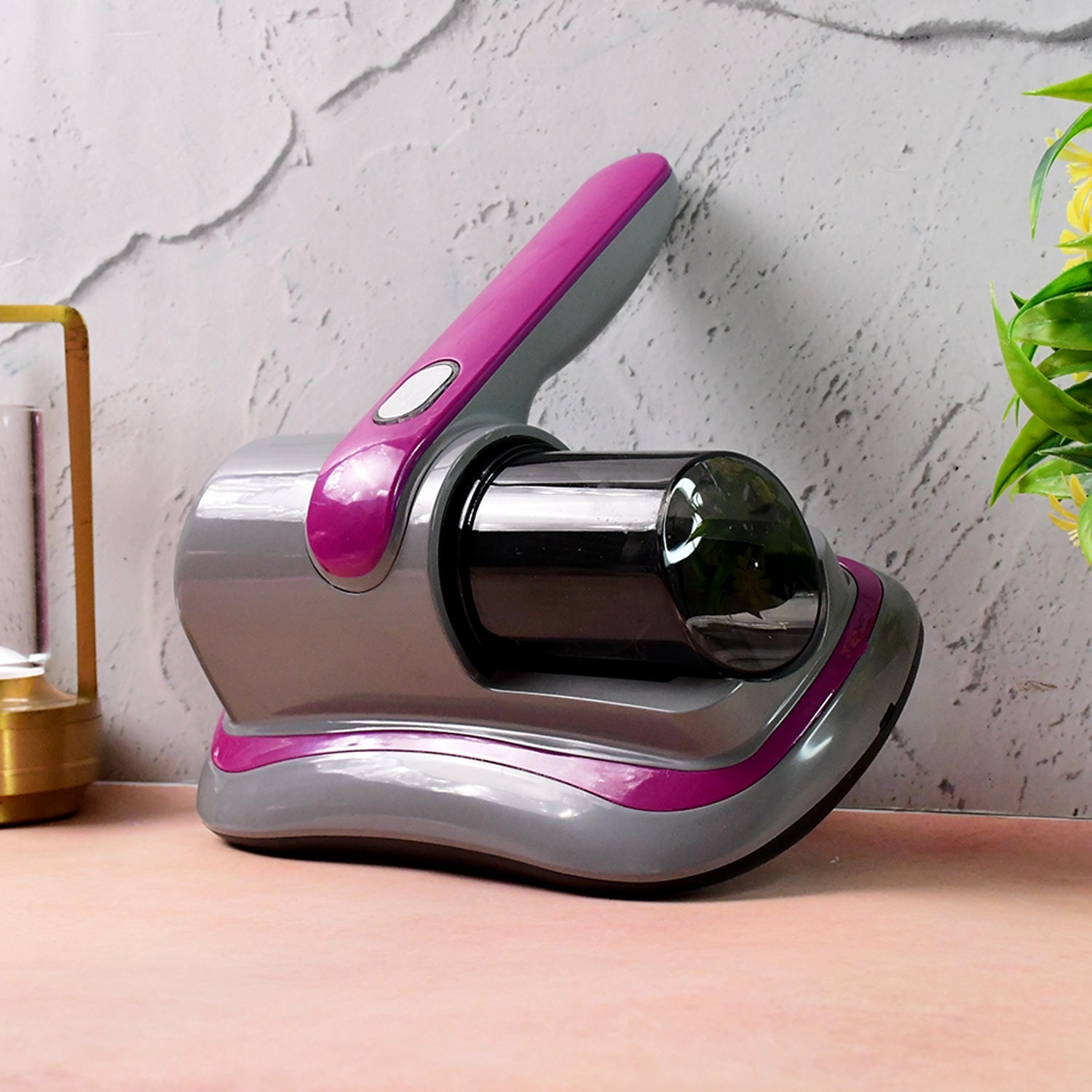 Powerful Suction Portable Handheld Vacuum Cleaner - Low Noise Vacuum Cleaner for Bed - Cordless Vacuum Cleaner for Car Seat Crevices Pillows, Mattresses, Sofas Wireless Anti Dust and Mite Cleaner signaturekarts