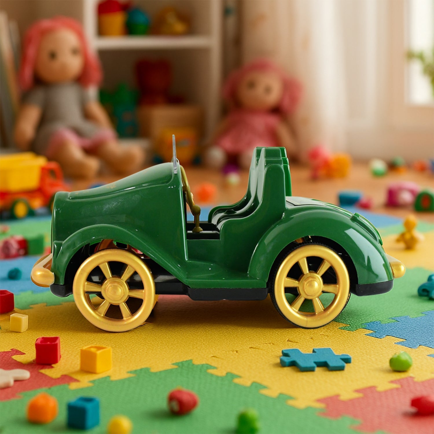 Funwoods Friction-Powered Vintage Car Toy - (1 Pc) signaturekarts