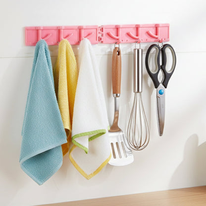 Foldable Rotating Wall-Mounted Multipurpose 6 Hook Rack (1 Pc) The Morsignaturekarts