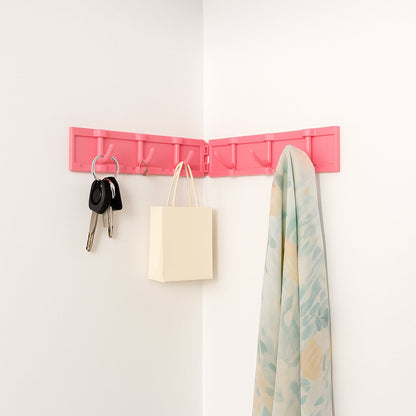Foldable Rotating Wall-Mounted Multipurpose 6 Hook Rack (1 Pc) The Morsignaturekarts