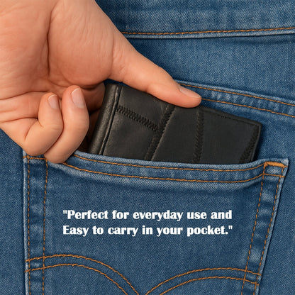 Premium Genuine Bi-Fold Wallet (1 Pc) signaturekarts