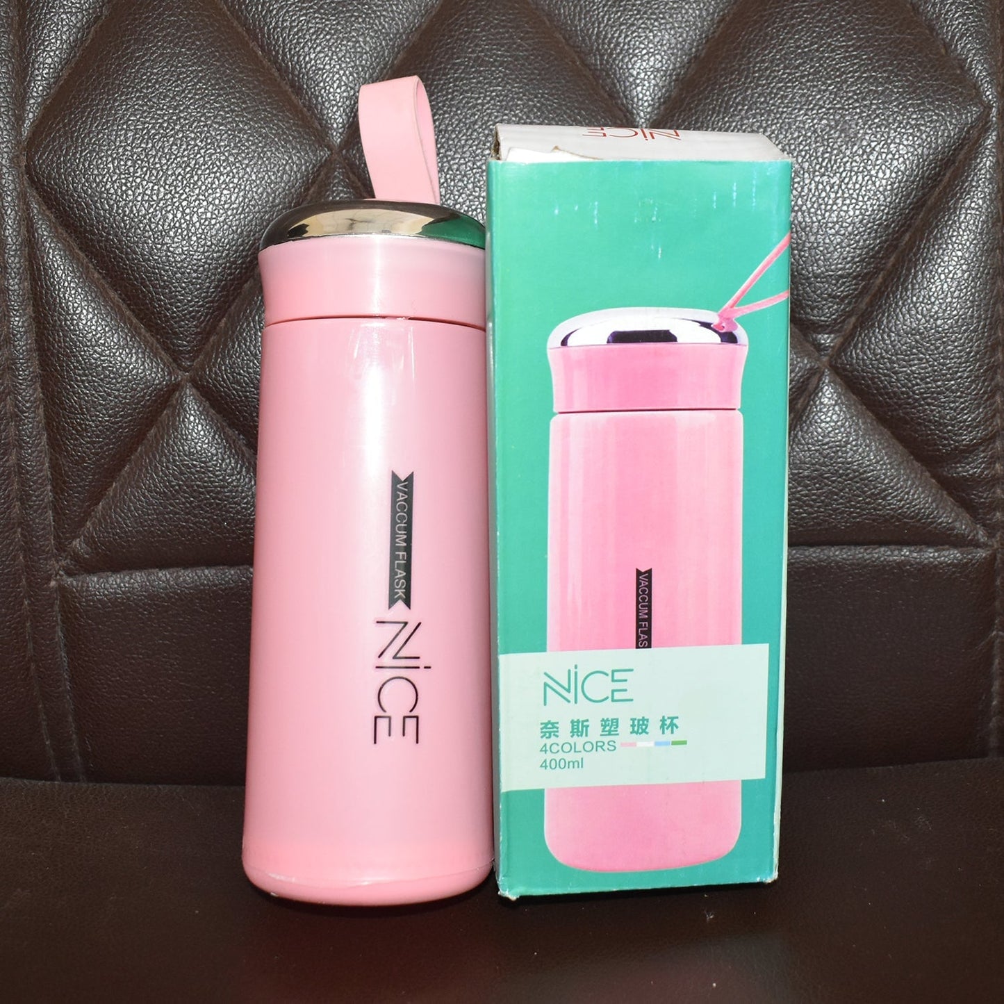 Water Bottle 400 ML Leak Proof Glass Bottle for Daily Water Intake  1 Pc signaturekarts
