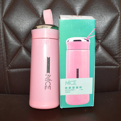 Water Bottle 400 ML Leak Proof Glass Bottle for Daily Water Intake  1 Pc signaturekarts