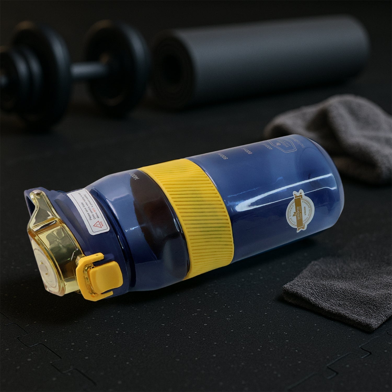 Sports Water Bottle with Flip Lock Lid 1400ml - (1 Pc) signaturekarts