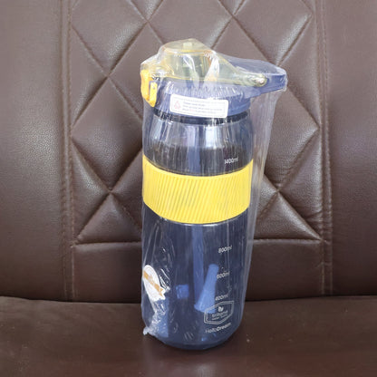 Sports Water Bottle with Flip Lock Lid 1400ml - (1 Pc) signaturekarts