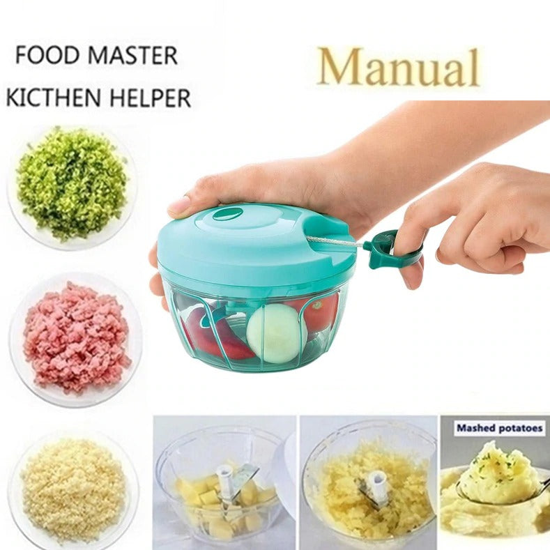 Handy Mini Plastic Vegetable Chopper signaturekarts