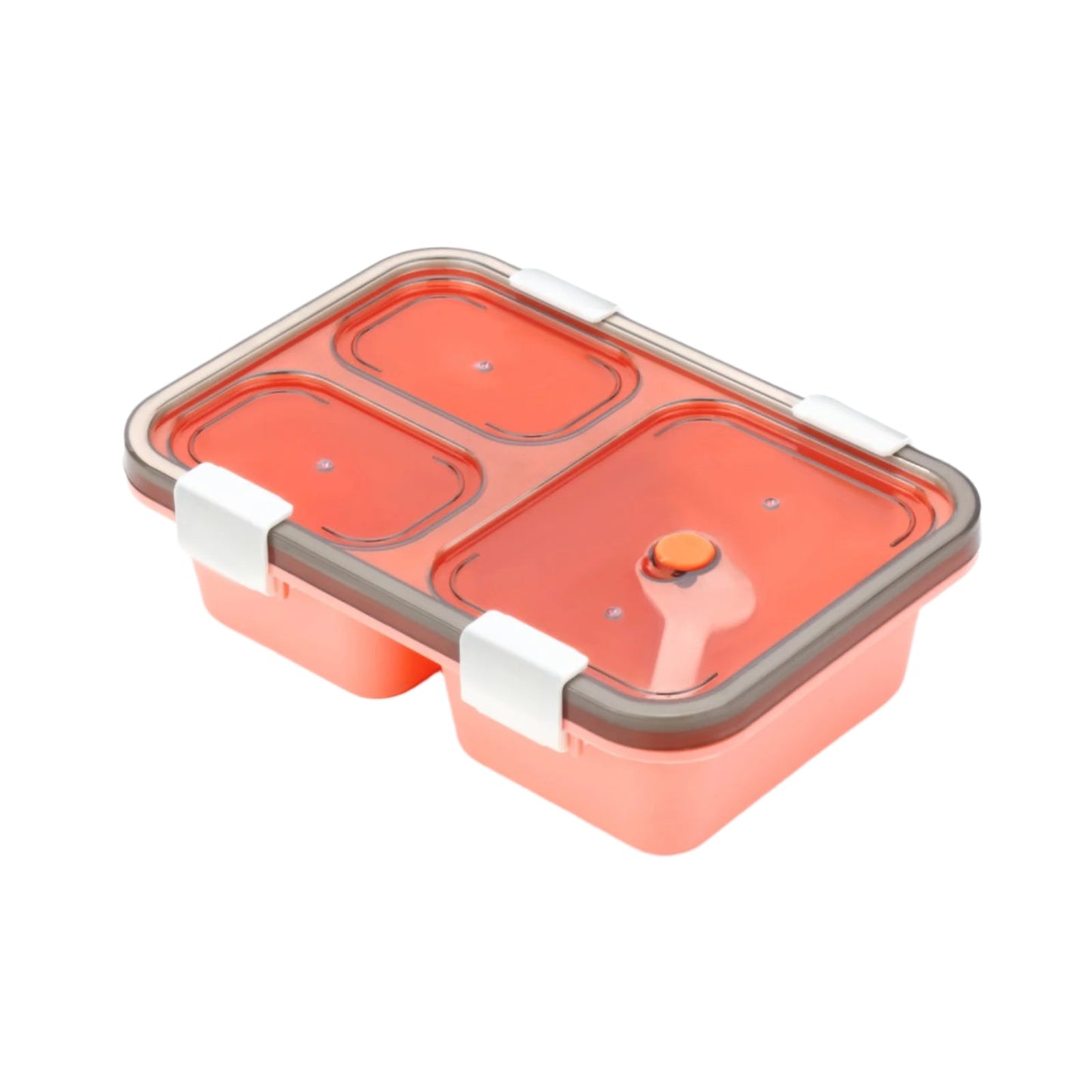 Plastic Lunch Box for Kids, Lunch Box (3 Compartment Lunch Box) signaturekarts