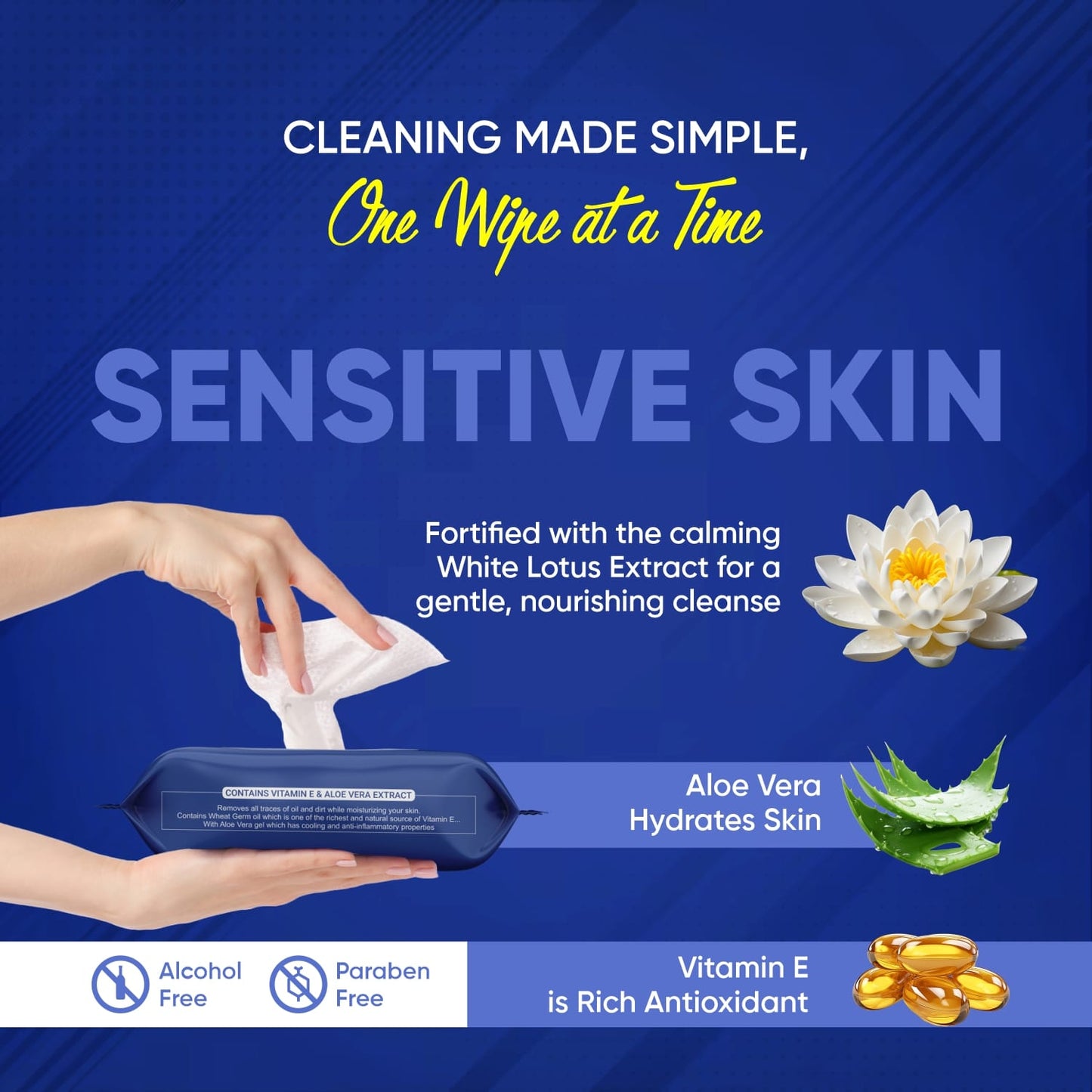 Refreshing Wet Wipes for Face signaturekarts