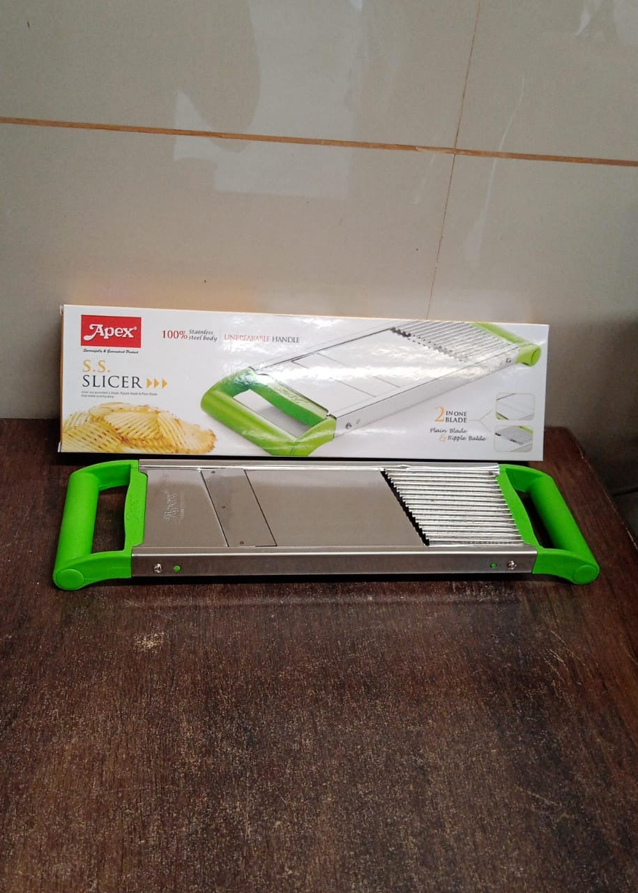 Apex Stainless Steel Vegetable Slicer (2-in-1) Signature kart