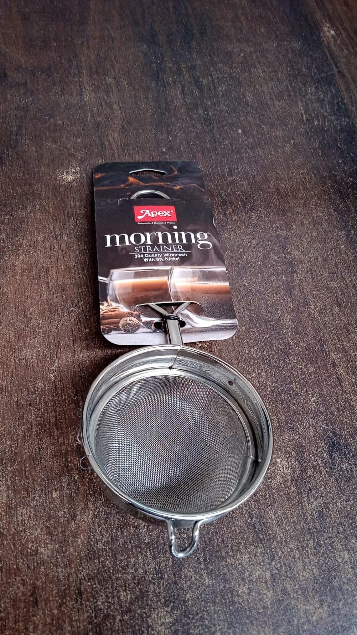 Apex Morning Stainless Steel Tea and Coffee Strainer Signature kart