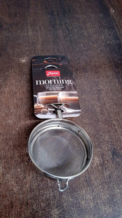 Apex Morning Stainless Steel Tea and Coffee Strainer Signature kart