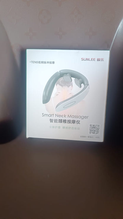 Electric Neck Massager for Deep Tissue Pain Relief Cervical Vertebra Massager Your Brand