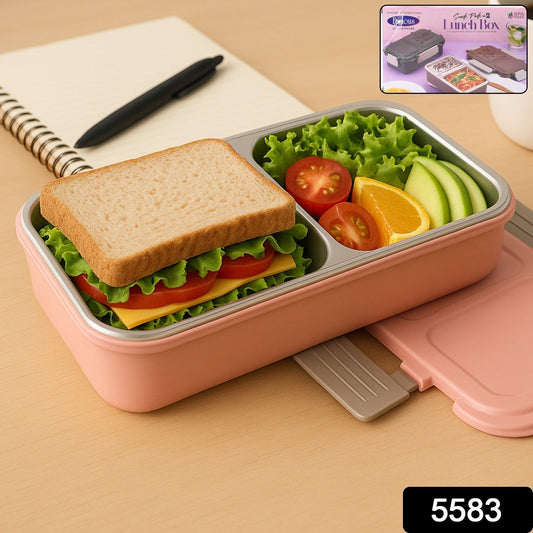 BPA-Free Snack Pack-2 Lunch Box – 2-Compartment Signature kart