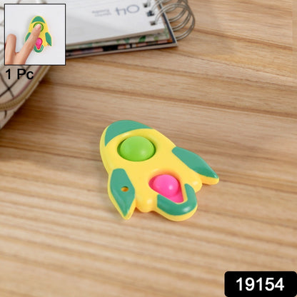 Rocket Shaped Dimple Keychain Toy (1 Pc) Signature kart