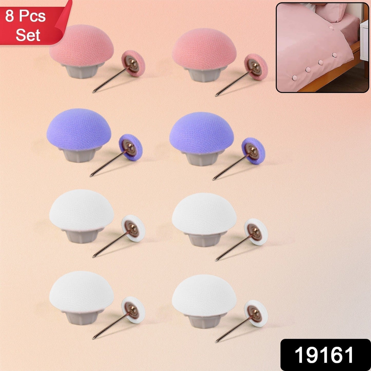 Decorative Headboard Sofa Pins (8 Pcs Set) Signature kart