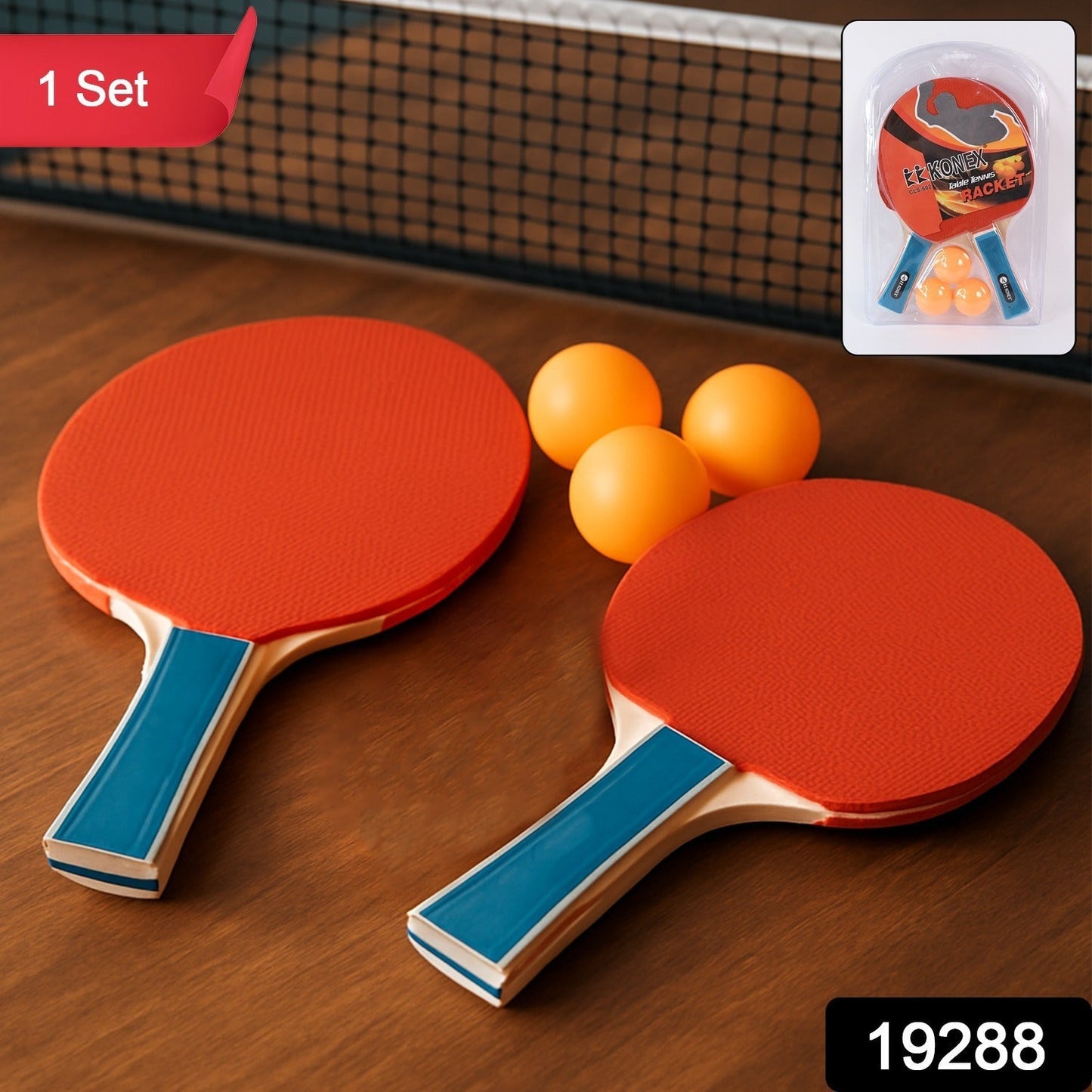 Knx Professional Table Tennis Racket (1 Set) Signature kart
