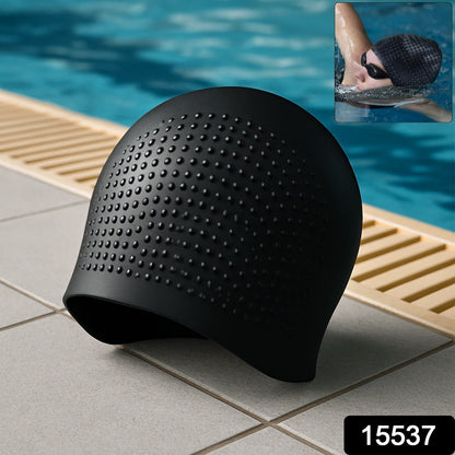 Knx Premium Silicone Waterproof Swimming Cap (1 Pc) Signature kart