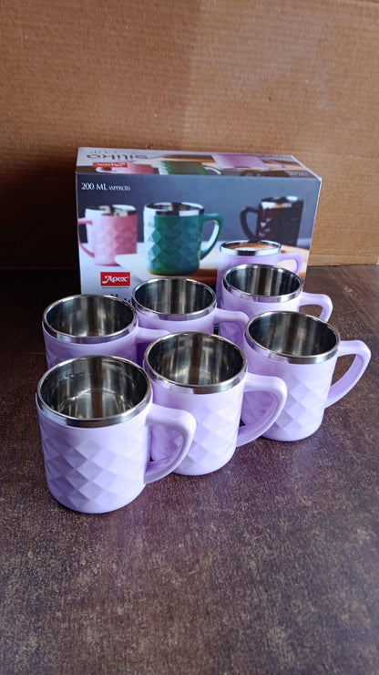 Apex Silika Approx 200 ml Tea Cup (6 Pc) Signature Kart