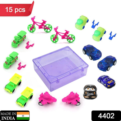 Toys for Kids Friction Powered Vehicle Toy ( Pack of 15) Your Brand