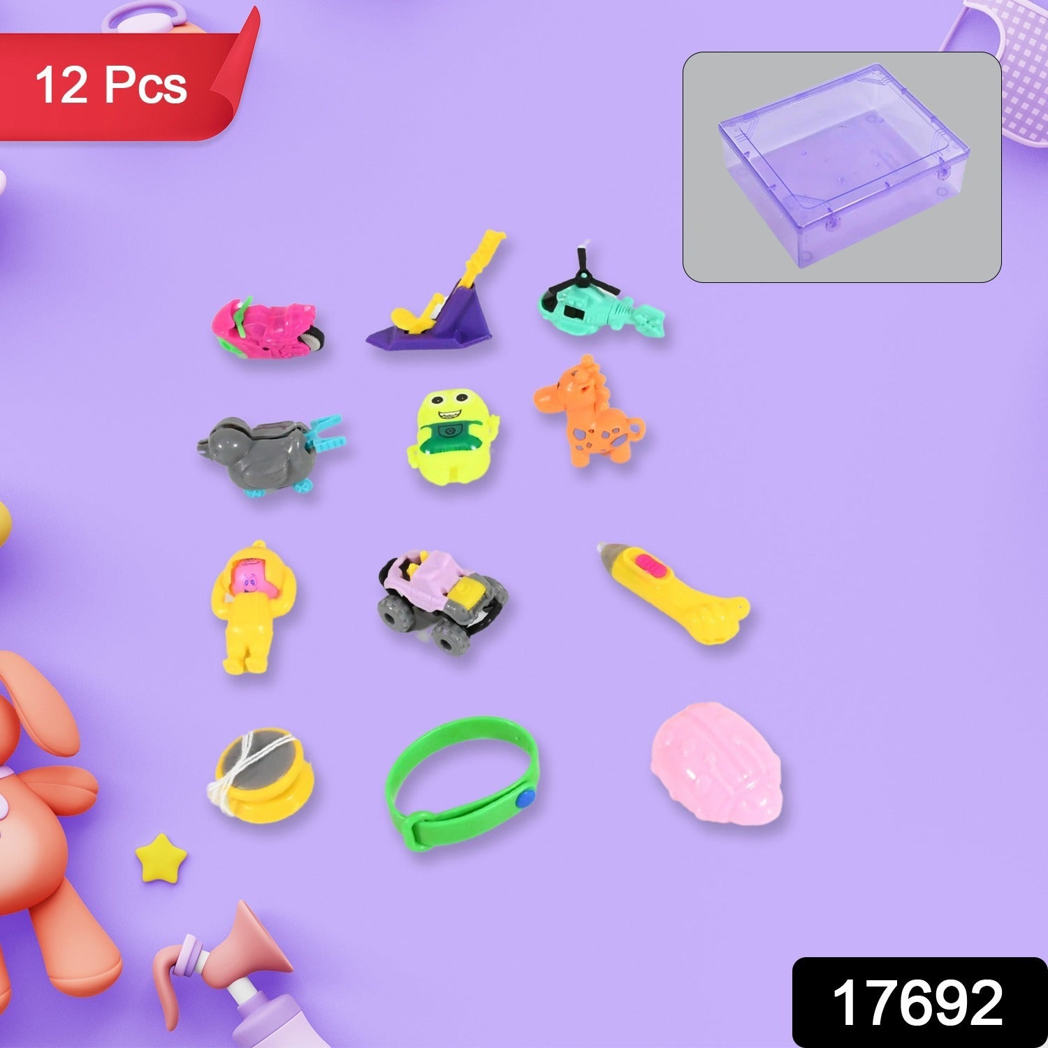 12 in 1 toy for kids, 10 different and small toys for kids to play with curiosity signaturekarts