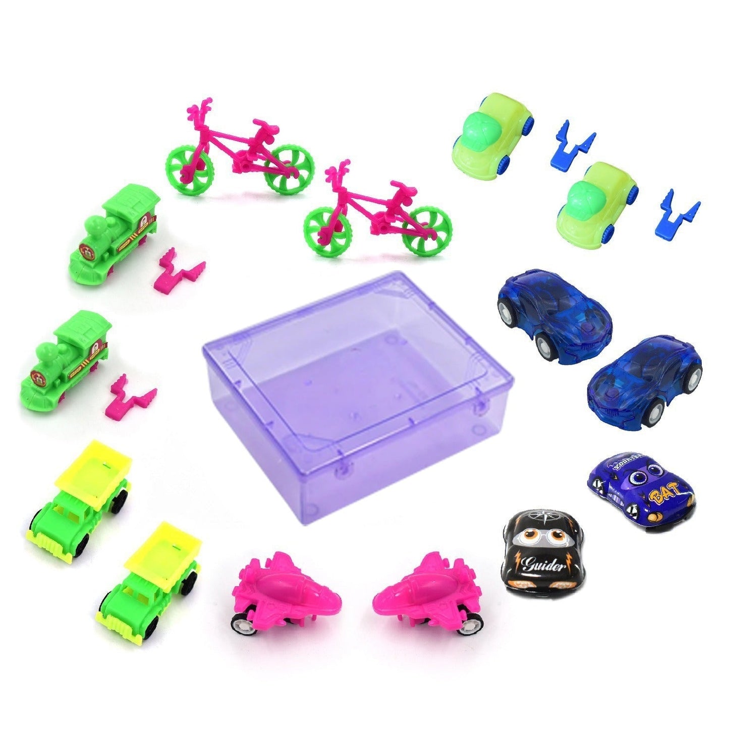 Toys for Kids Friction Powered Vehicle Toy ( Pack of 15) Your Brand