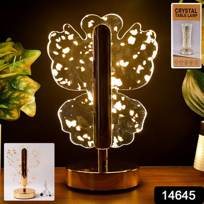 Luxury Golden Crystal LED Table Lamp (1 Pc) signaturekarts