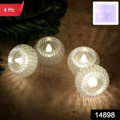 LED Flameless Decorative Candles (4 Pc) signaturekarts