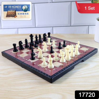 Foldable Magnetic Chess Board Game Set (24 x 24 Cm) signaturekarts