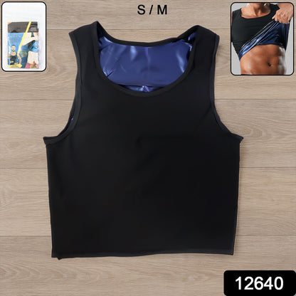 Men’s Slim Fit Sweat Shaper Tank Top (S/M, 1 Pc) signaturekarts