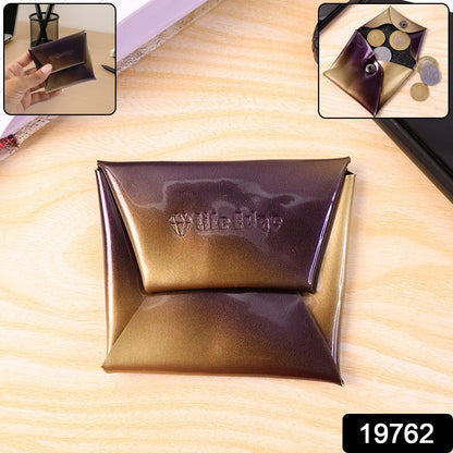 Premium Foldable PU Leather Coin Pouch (1 Pc) signaturekarts