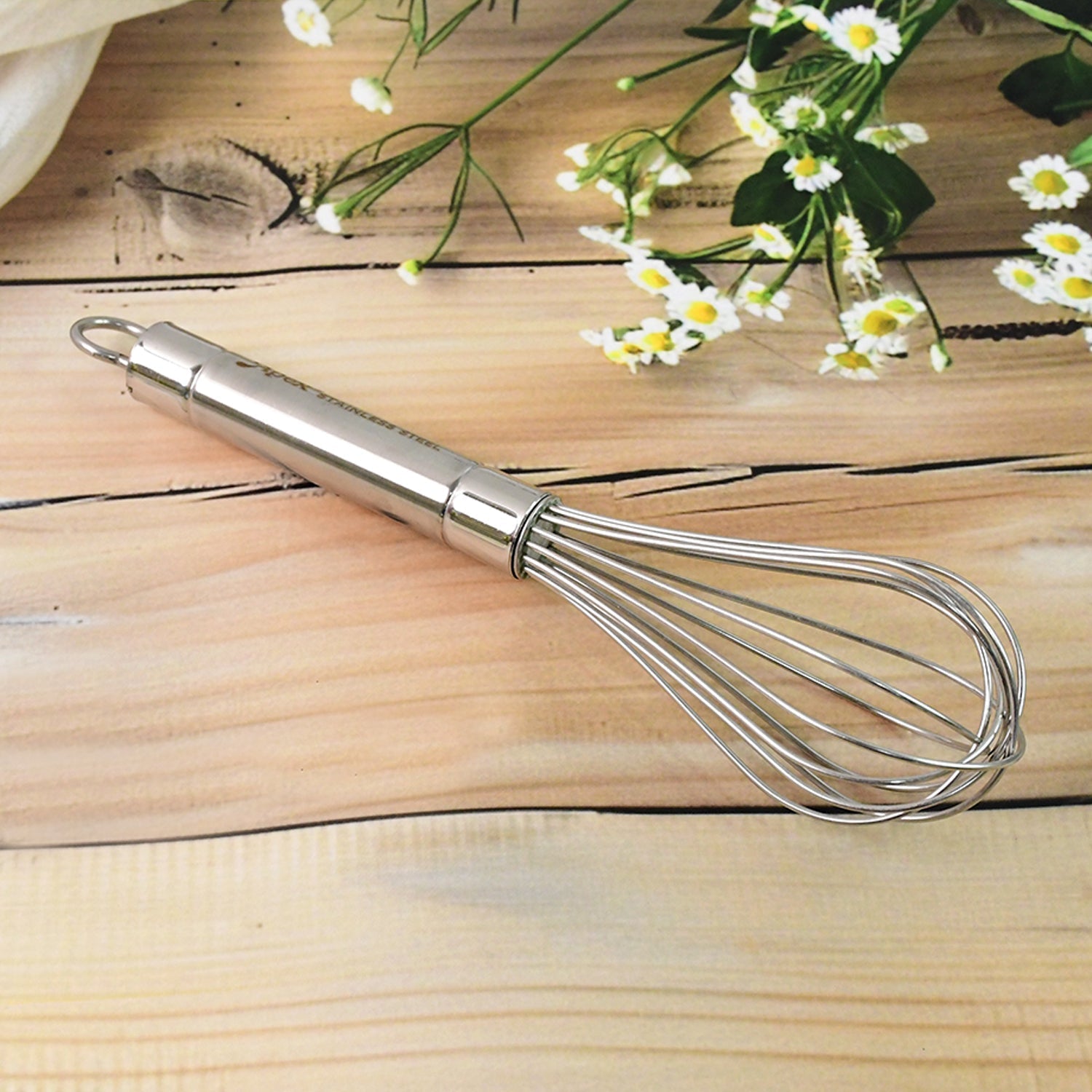Apex Stainless Steel Small Hand Whisk (1 Pc) signaturekarts