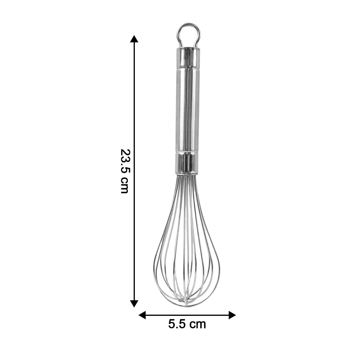 Apex Stainless Steel Small Hand Whisk (1 Pc) signaturekarts