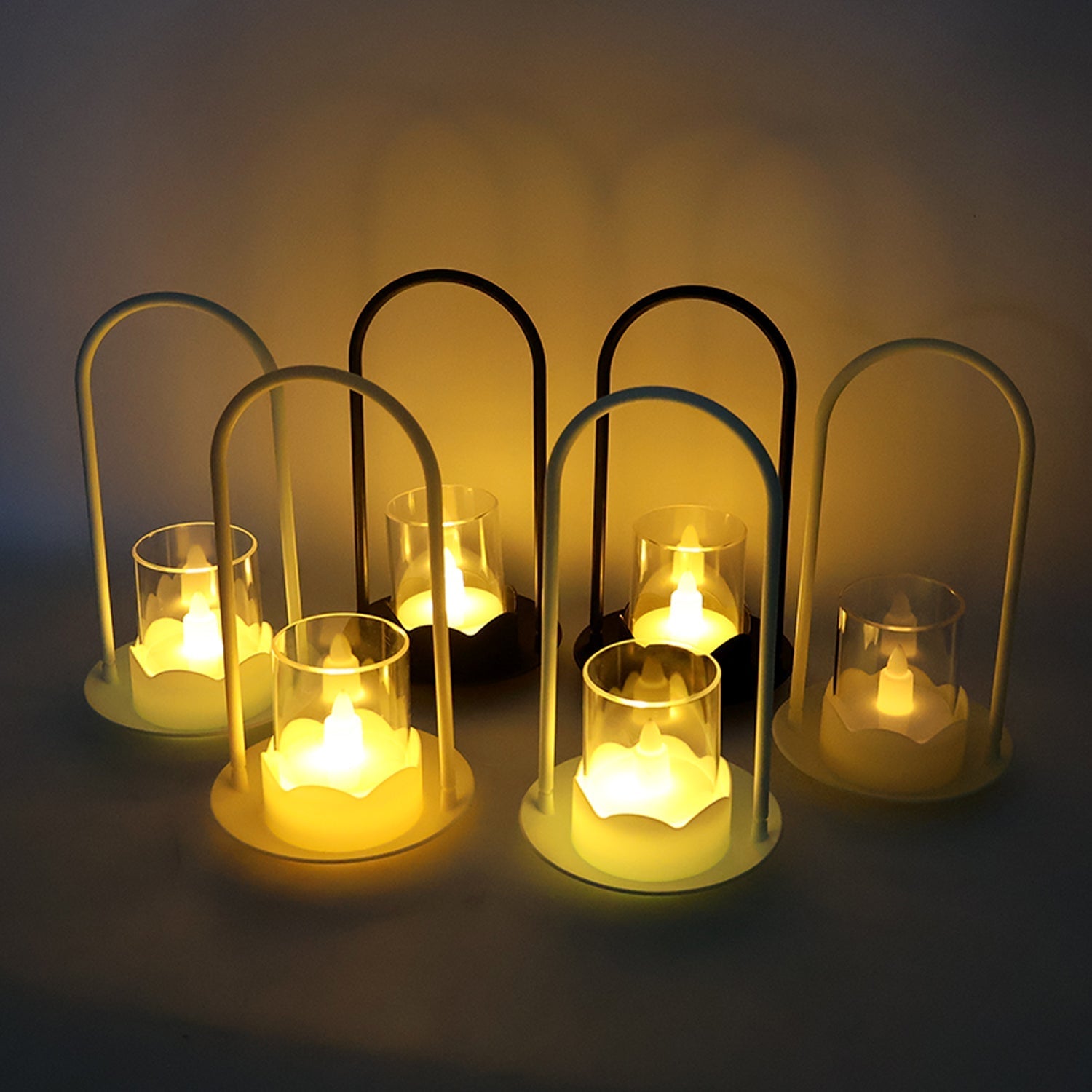 Decorative Wind Light Style Plastic Flameless LED Candles (6 Pc) signaturekarts