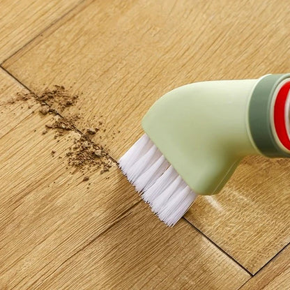 Multipurpose Bottle-Connectable Cleaning Brush with Built-In Scraper (1 Pc) signaturekarts