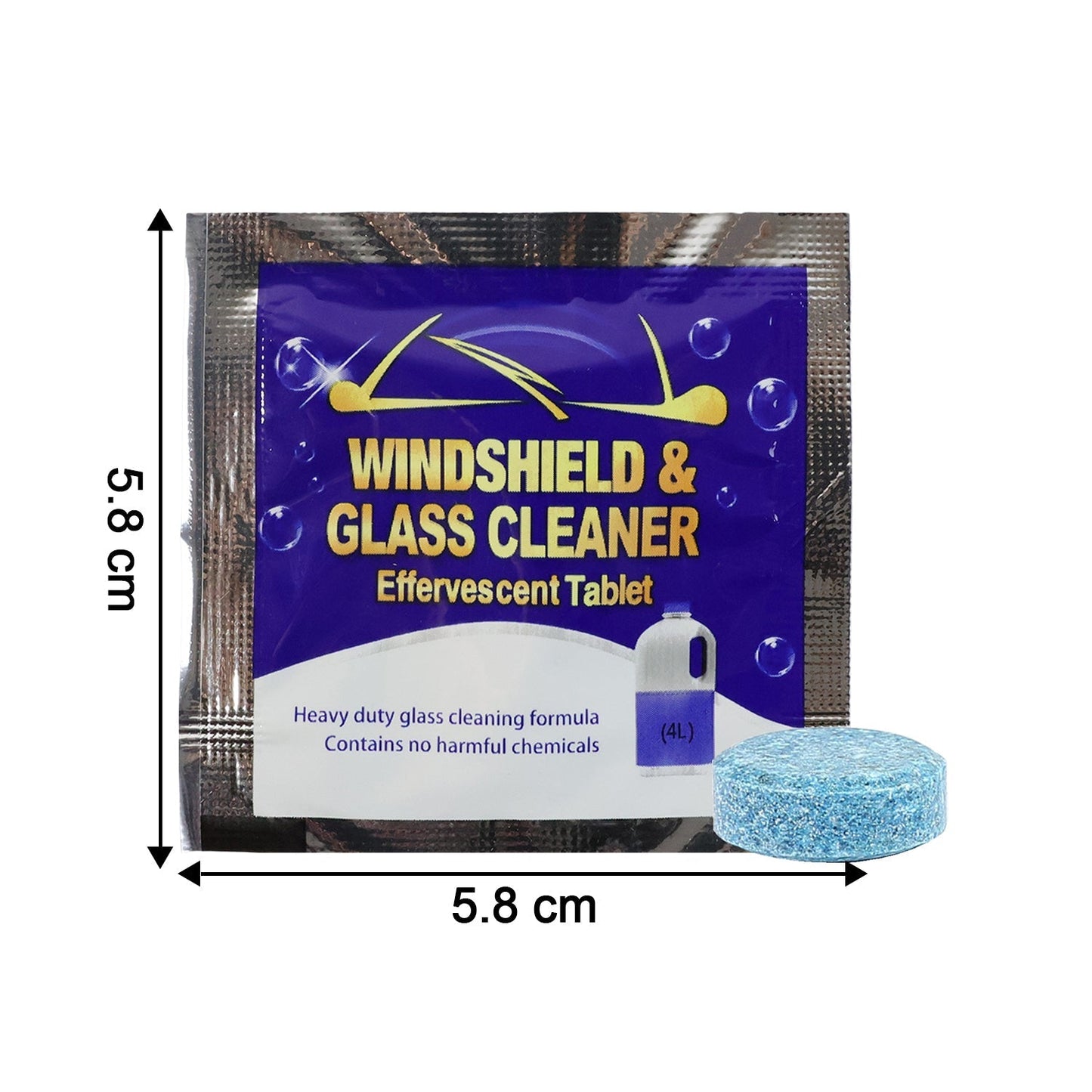 Car Wiper Detergent Effervescent Tablets (Pack of 10) The Morsignaturekarts