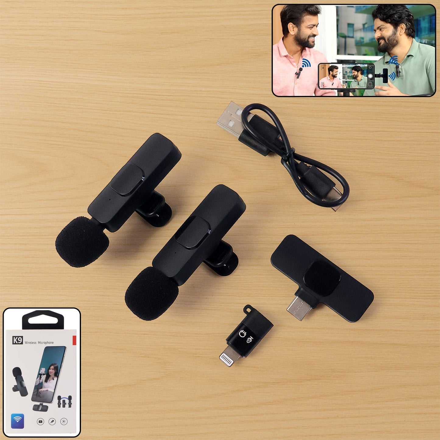 K9 Dual Wireless Microphone Set The Morsignaturekarts