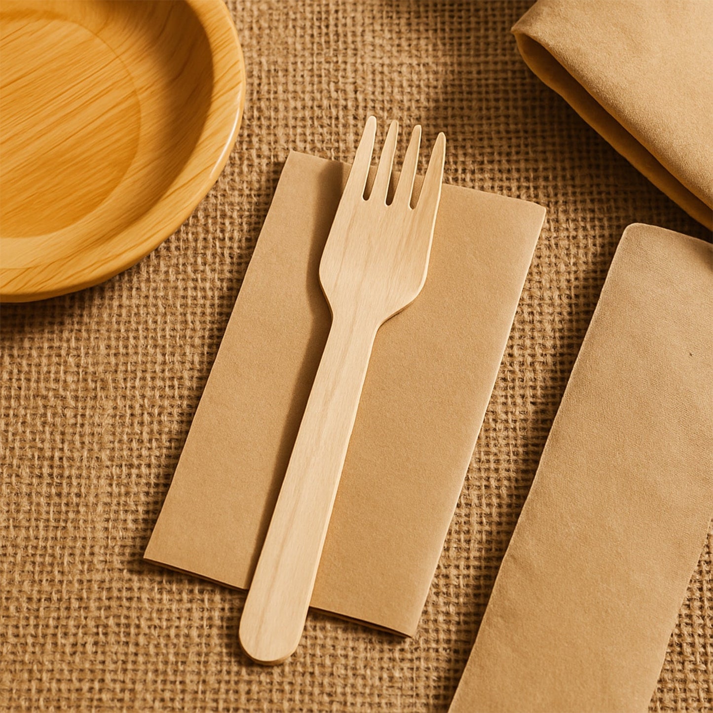 Freshee 160mm Wooden Fork – 30 Pcs Pack signaturekarts