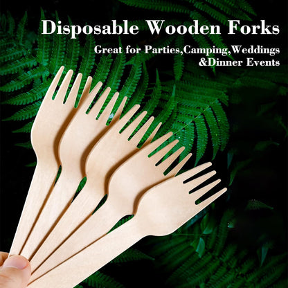 Freshee 160mm Wooden Fork – 30 Pcs Pack signaturekarts