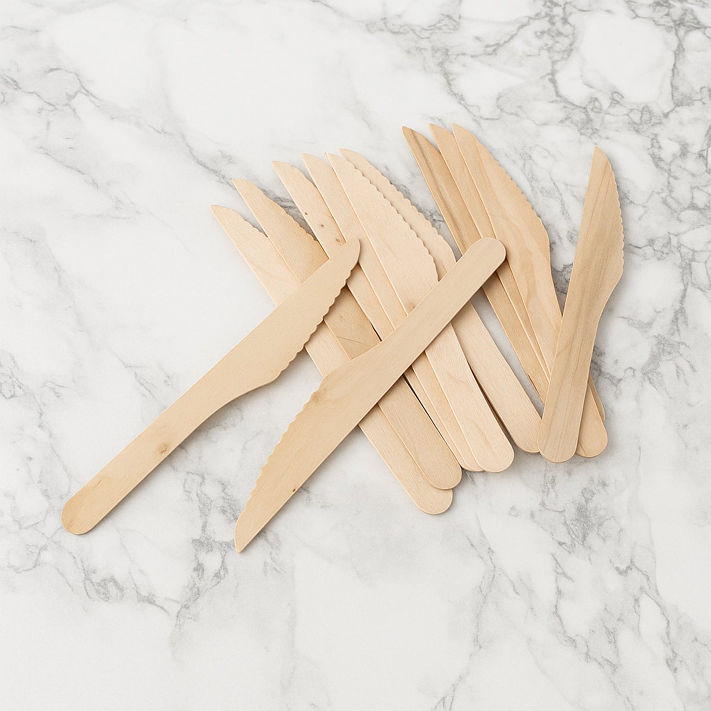165mm Wooden Knife – 30 Pcs Pack signaturekarts