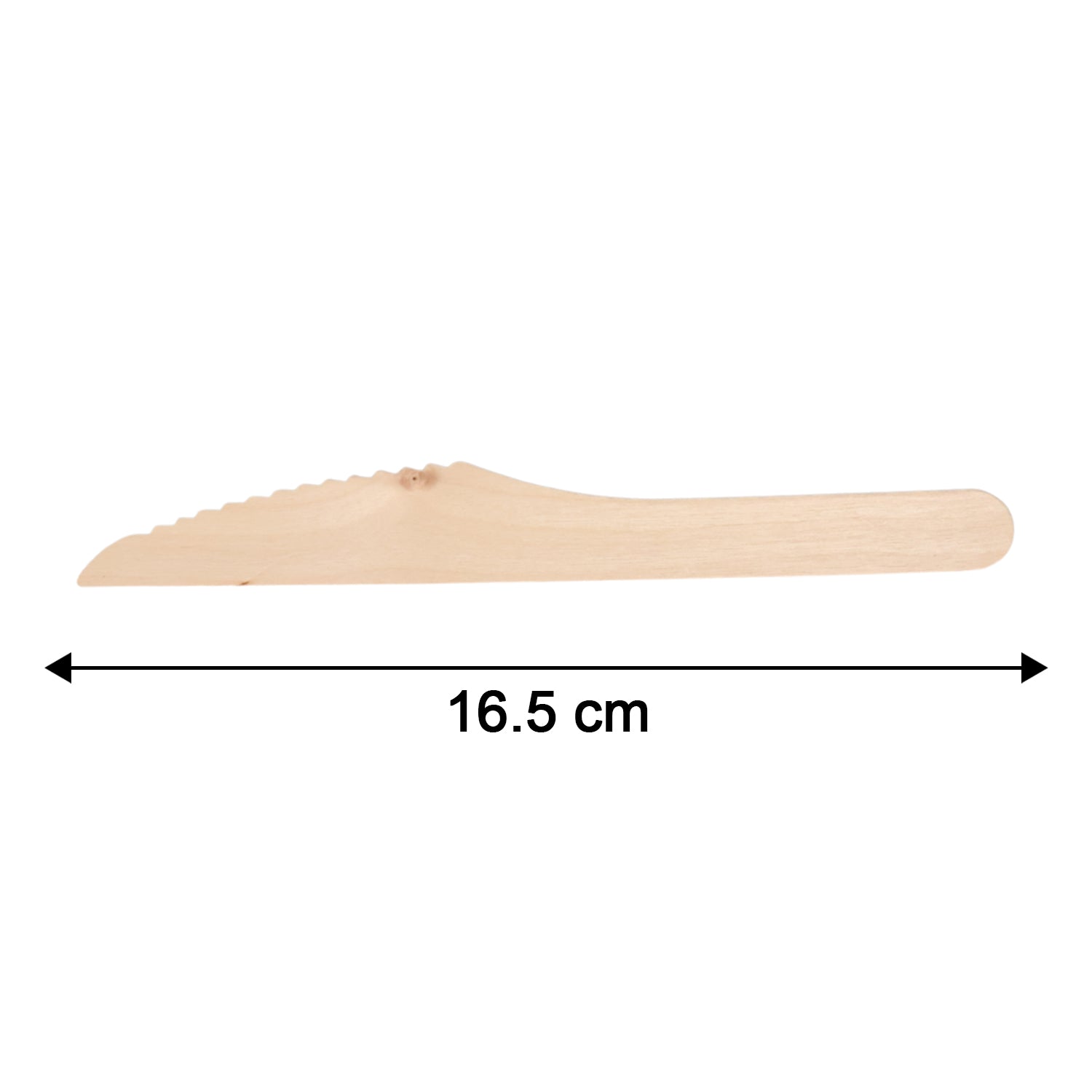 165mm Wooden Knife – 30 Pcs Pack signaturekarts