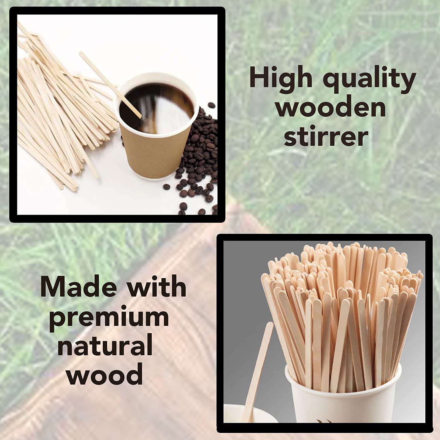 Freshee Wooden Coffee Stirrers 140×5×1 mm – 30 Pcs Pack signaturekarts