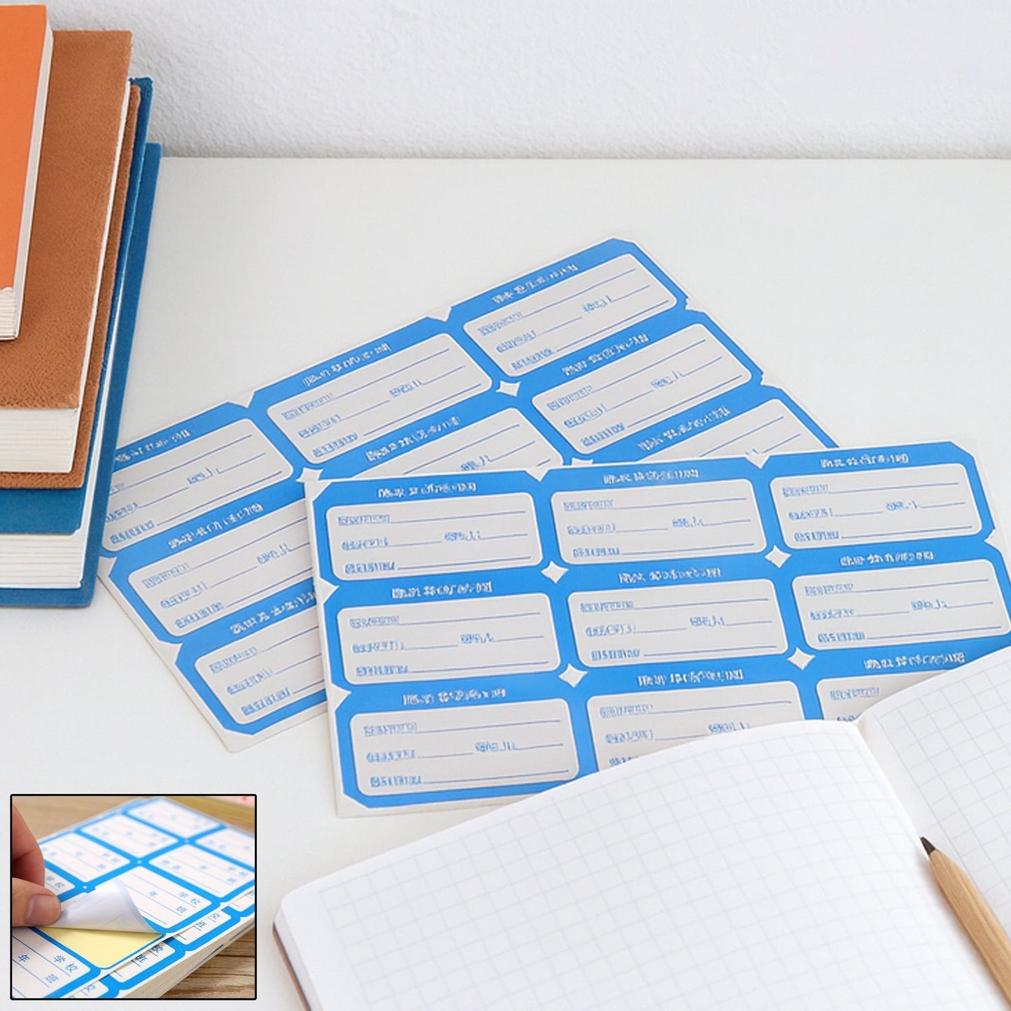 10 Sheets Self-Adhesive Label Stickers The Morsignaturekarts