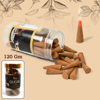 Mix Flavour Dhoop Cones, Premium Dhoop (120 GM/ Mix/ 1pc) Signaturekarts
