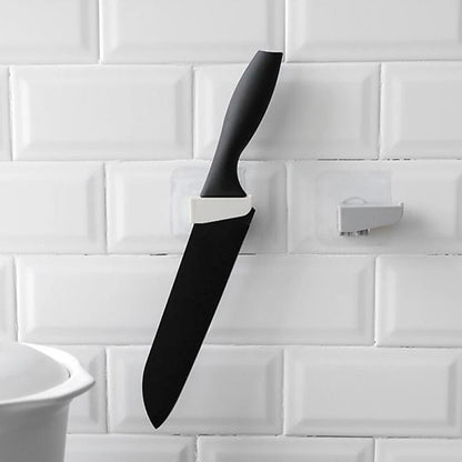 Punch-Free Wall Hanging Knife Holder – Kitchen Storage Rack (1 Pc) signaturekarts