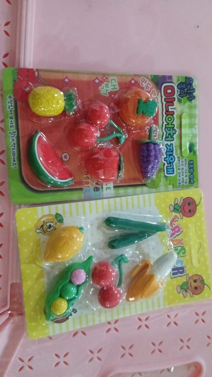 3D Mix Design Fancy & Colorful Erasers – Novelty Set for Kids & School Prize (1 Set) signaturekarts