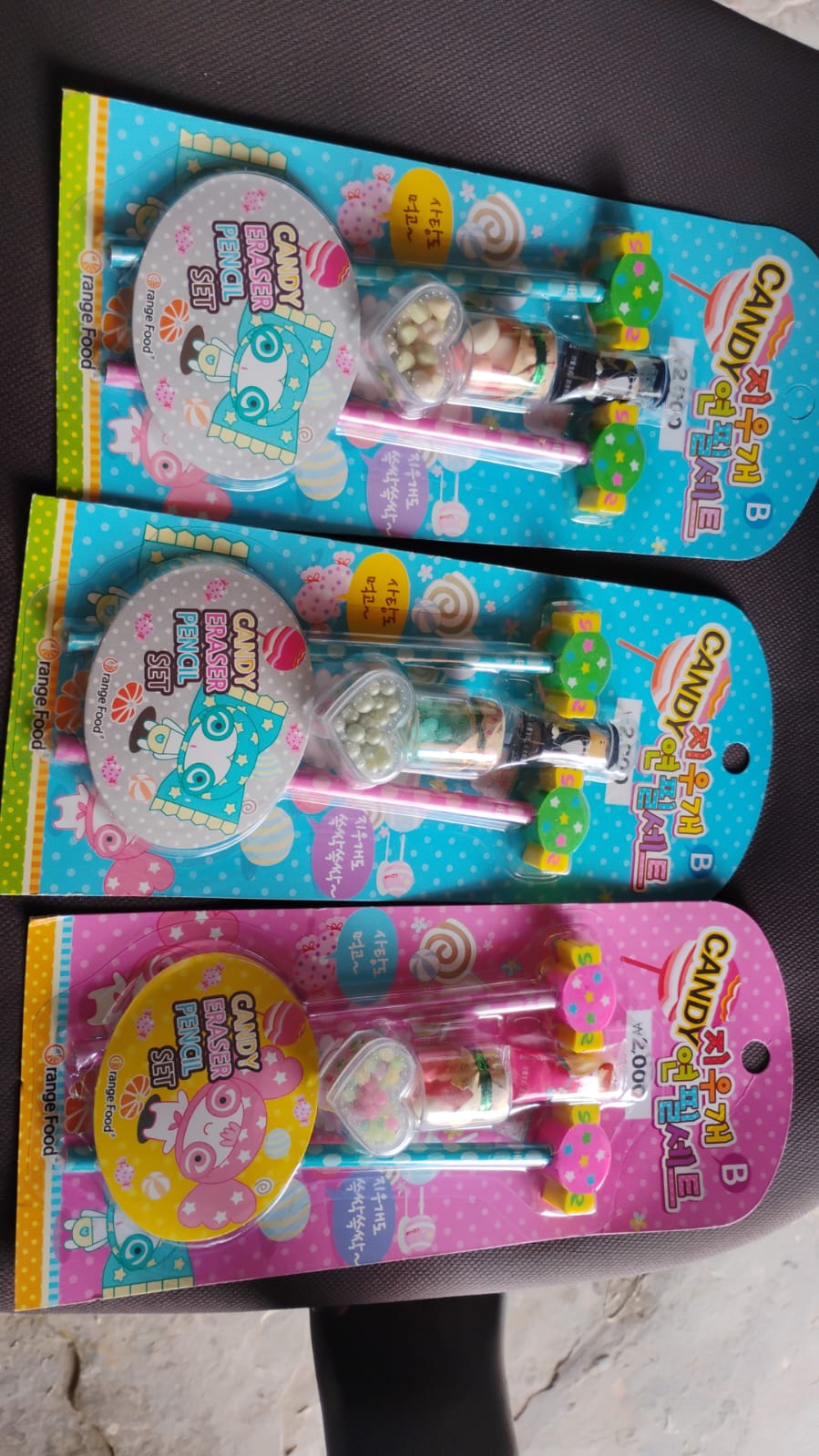 Fun Candy Design Pencil Set with Accessories (1 Set / Mix Design) Signature Kart