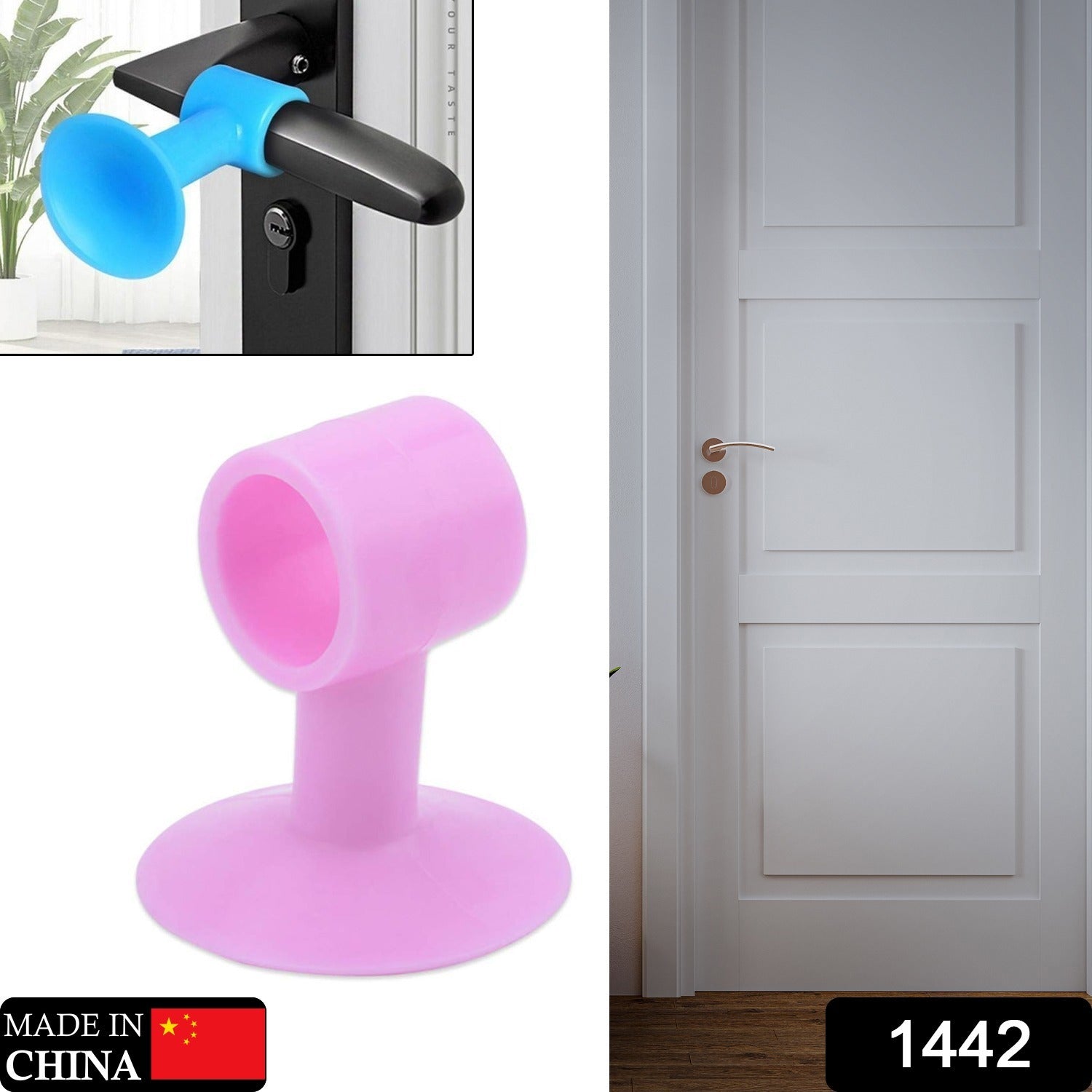 Door Stopper Mini Anti-Collision Silicone Door Handle Crash Pad signaturekarts