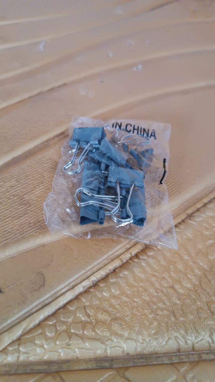 Paper Holding Binder Clips Paper Clips (8 Pcs Set / Mix Color) Signature kart
