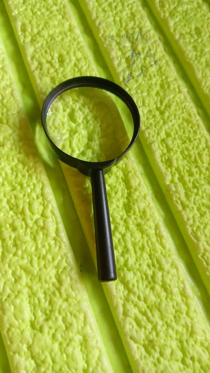 Real Glass Magnifying Lens for Reading, Breakage-Proof (50 mm) signaturekarts